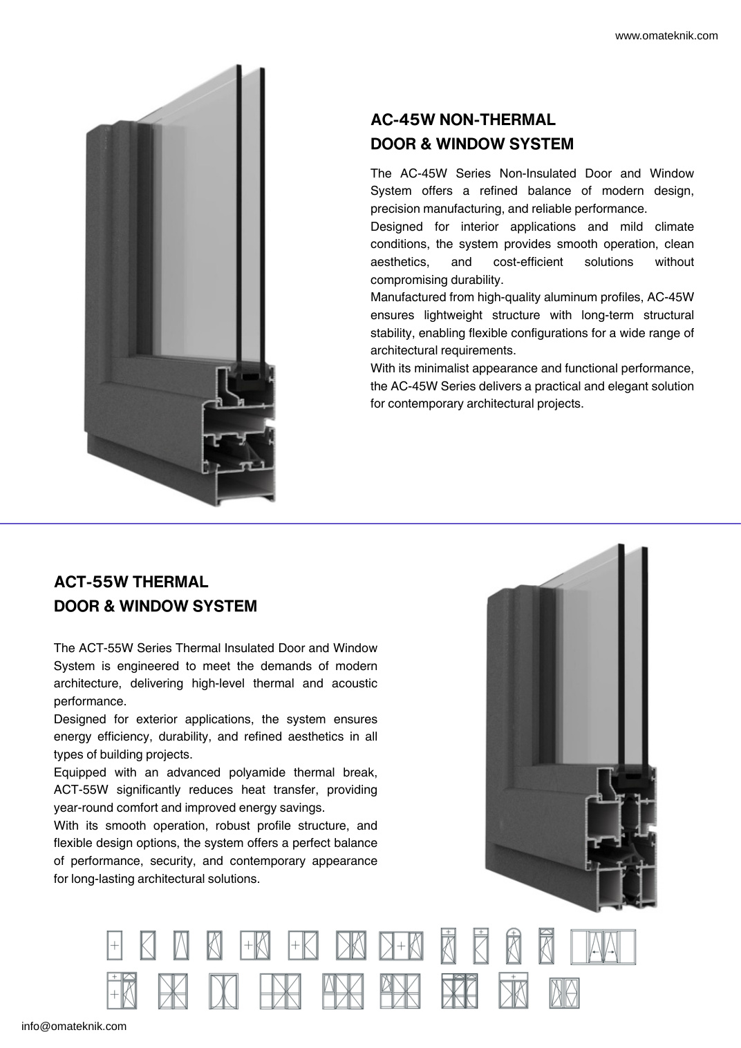OMA Teknik catalogue page 2