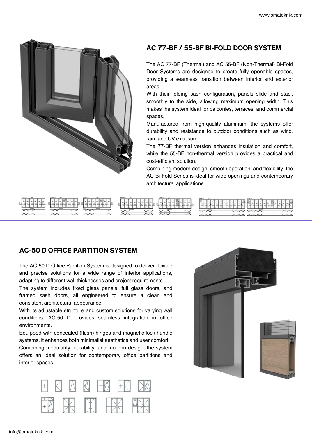 OMA Teknik catalogue page 6