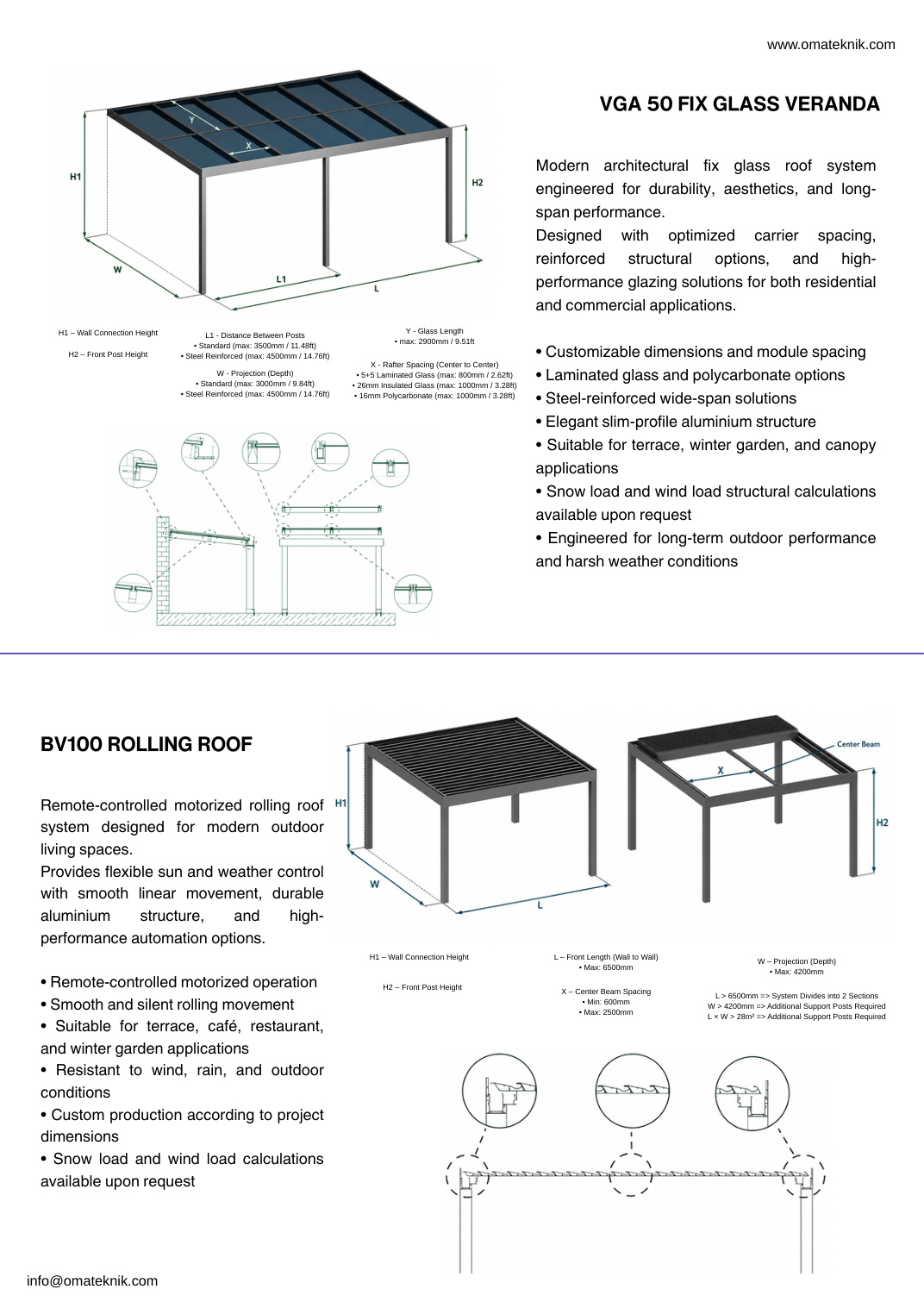 OMA Teknik catalogue page 8